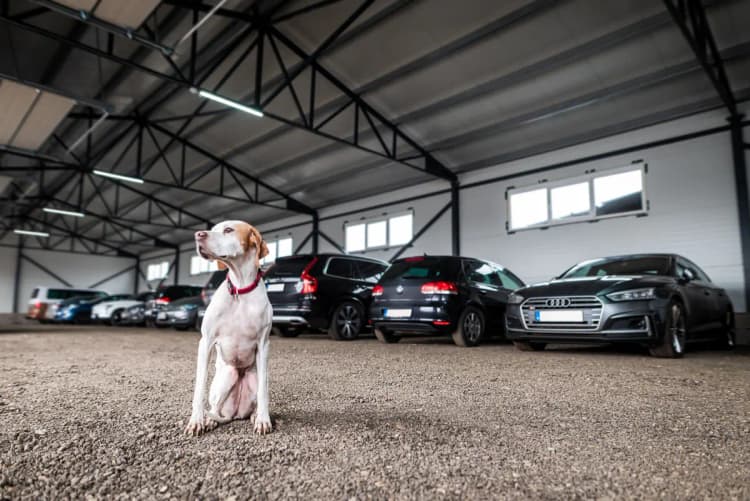 Zárt reptéri parkoló Park and Bark